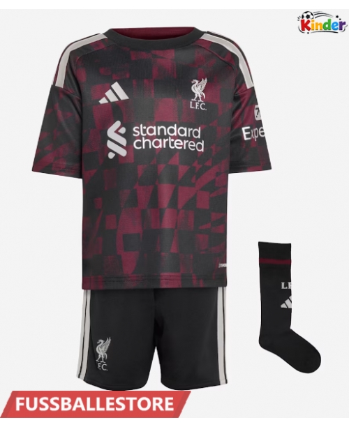 Günstige Liverpool Jeremy Jacquet #5 3rd trikot Kinder 2026-27 Kurzarm (+ Kurze Hosen)